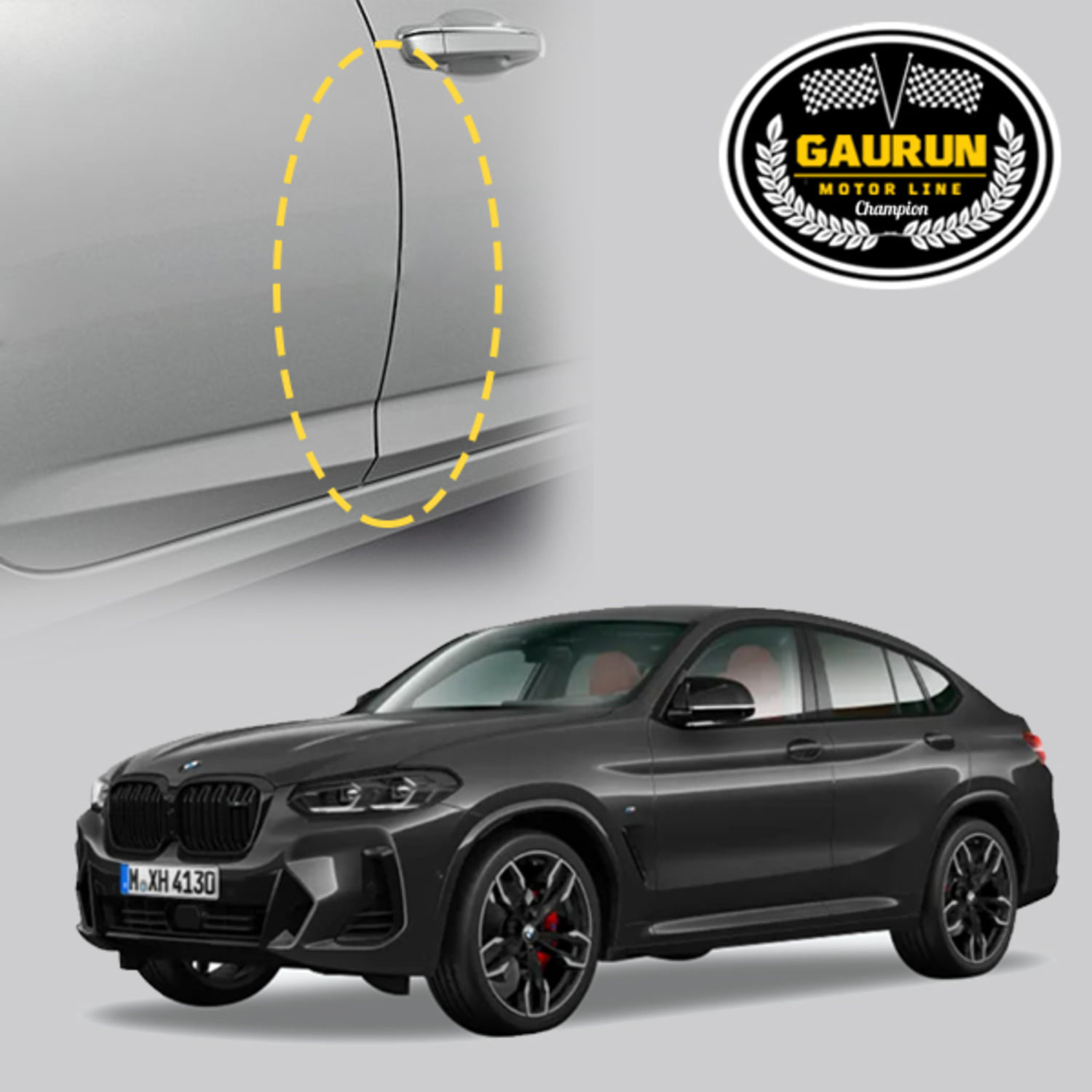 BMW X4  2022 도어엣지 문콕방지가드 PPF 보호필름 4.5m(폭1.5cm)  P0000GHP
